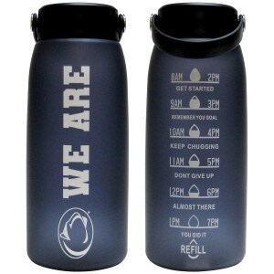 navy water bottle We Are Penn State Athletic Logo hydration guide